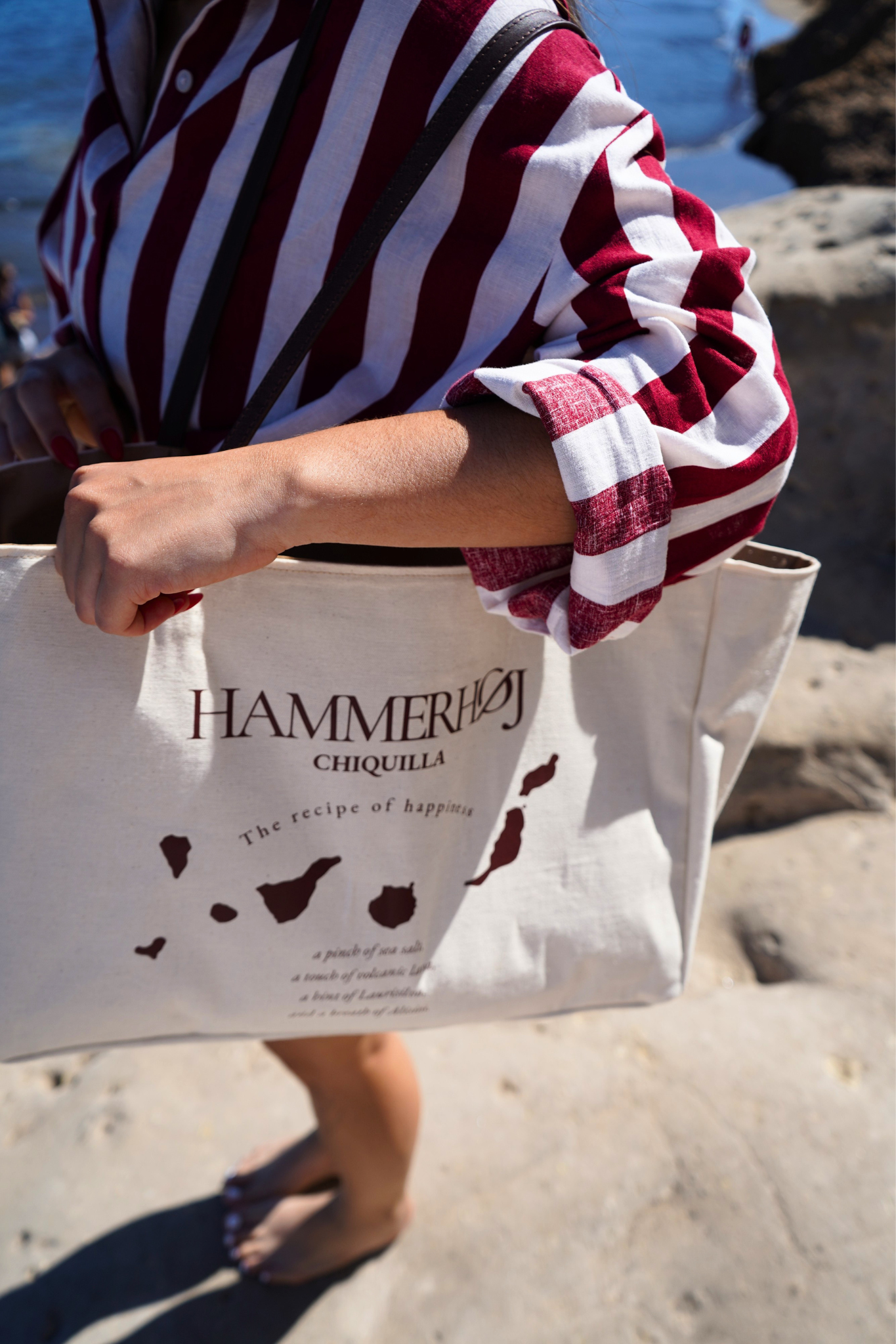 Bolso de Verano Blanco Roto Valeria Hammerhøj